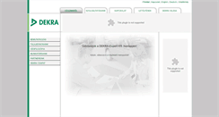 Desktop Screenshot of dekra.hu