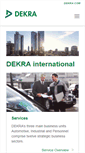 Mobile Screenshot of dekra.com