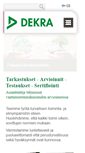 Mobile Screenshot of dekra.fi